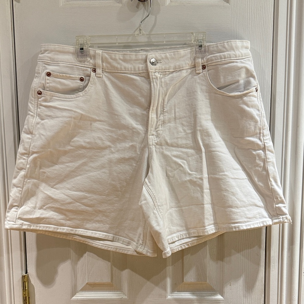 American Eagle Outfitters White Jean Shorts